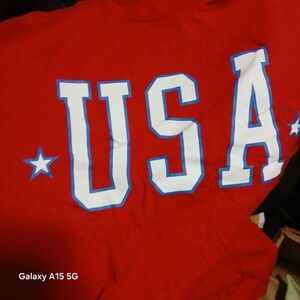 Red USA Womens Shirt